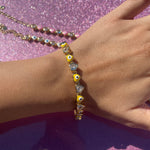 Heart Evil Eye Bracelet - Multi Color Options