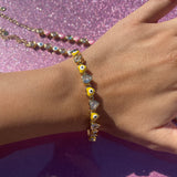 Heart Evil Eye Bracelet - Multi Color Options