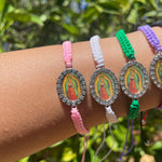 Virgencita Photo String Bracelet