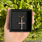 Dainty Cross Necklace - Multiple Colors