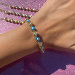 Heart Evil Eye Bracelet - Multi Color Options