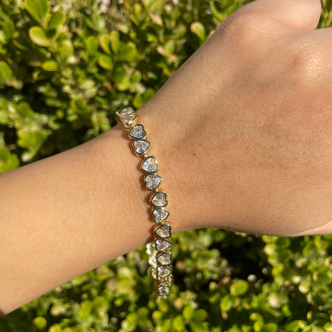 Pretty Shine Heart Bracelet