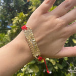 San Judas Adjustable String Bracelet -